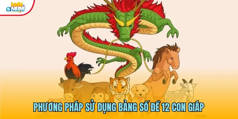 Số Đề 12 Con Giáp - Bí Quyết Soi Cầu Bất Bại Năm 2025 Các phương pháp sử dụng lô đề 12 con giáp